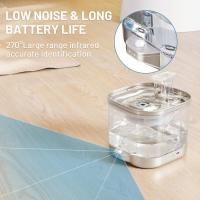 Fuente de Gato de Acero Inoxidable Alimentado por Batería Sensor Inalámbrico Circulación Automática Dispensador de Agua - details 9