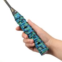 Cinta de agarre de bádminton para tenis, absorción de sudor, resistente al desgaste, elasticidad, empuñaduras de raqueta de bádminton, antideslizante de doble capa - details 14