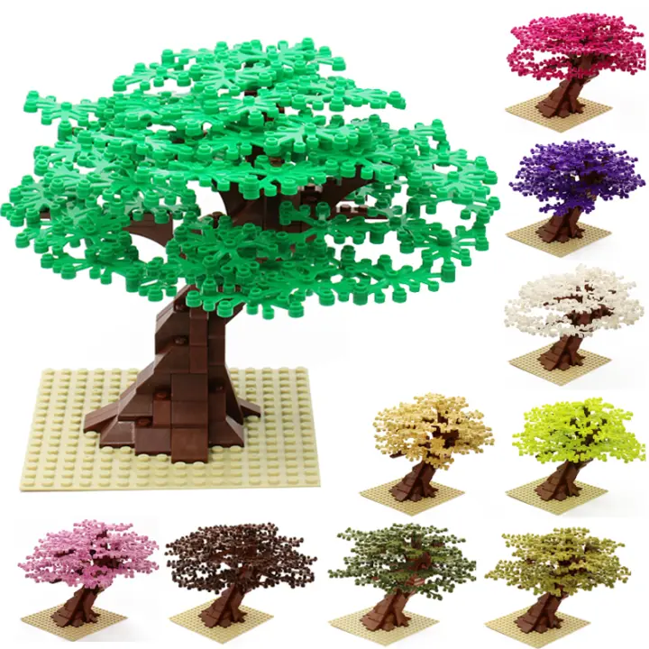 Set de Bloques MOC de Árbol de 205PCS Kit de Construcción de Modelo de Placa Accesorios de Plantas - 1