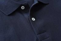 Polo de manga corta para hombre, camiseta informal de color liso, 100% algodón, alta calidad, a la moda, XS-5XL - details 4