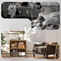 2 Puertas Auxiliar 2 Estantes Libros Ropa Juguetes Estilo Morno 70x39x70 cm Blanco - details 15