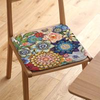Alfombrilla Para Silla Con Estampado Floral, Cojines Transpirables De Poliéster Para el Hogar, 1 Unidad - details 4