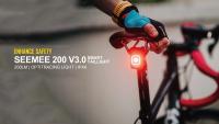 Magicshine-luces traseras recargables SEEMEE 200 para bicicleta, luces de bicicleta con visibilidad de 360 °, Sensor de freno inteligente, luces traseras para bicicleta de carretera - details 0