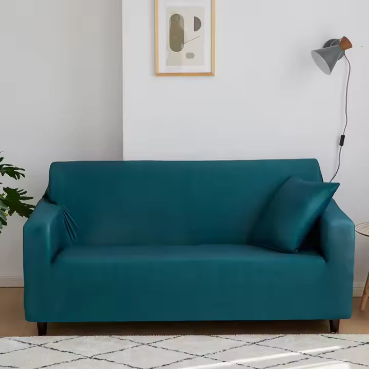 Fundas Elásticas para Sofás Fundas Protectoras para Muebles de 1/2/3/4 Plazas en Rojo, Verde, Morado, Gris - 1