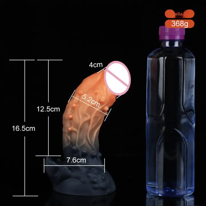 Juguetes sexuales, Pene de forma especial de gran tamaño, carne suave femenina, masturbación para adultos, consolador, tapón anal para patio trasero, juguetes sexuales de doble propósito - 1