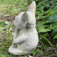 Estatua de Resina de Yoga Pose Escultura de Bulldog Francés para Jardín - details 3