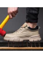Zapatos de seguridad para hombres con punta de acero, zapatos de trabajo antiaplastamiento, anti-perforación, zapatos indestructibles, botas protectoras, botas tácticas - details 3