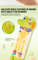 Juguete para rechinar los dientes, simulación de cocodrilo de silicona, Control remoto de TV con efectos de luz y sonido, juguete educativo para niños pequeños, regalo para niños pequeños - details 4