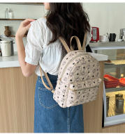 Mochila bordada Retro para estudiantes, mochila escolar de gran capacidad, a la moda, para mujer - details 11