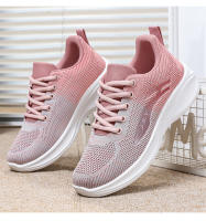Zapatos de running mujeres 2024 casual suela suave zapatillas transpirables zapatos individuales fly weave mesh top zapatos venta al por mayo - details 20
