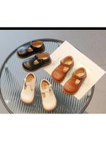 Zapatos de cuero con correa en T para niños y niñas, calzado de moda Vintage Mary Janes, zapatos planos escolares, lazo de gancho, Primavera - details 1