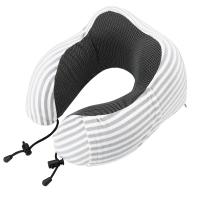 Almohada de viaje suave en forma de U, almohada de viaje para el cuidado de la salud, espuma viscoelástica para el cuello, almohada Cervical para avión, cojín para el cuello - details 7