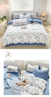 Funda de Edredón con Estilo Floral para Cama Individual 150 Cubiertas de Algodón para Cama de Reina Decoración de Hogar - details 13