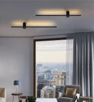 Lámpara LED de pared larga para interiores, iluminación moderna para dormitorio, sala de estar, sofá, fondo, candelabro de pared para decoración del hogar, mesita de noche - details 7