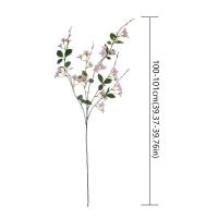 Flor de Lila Artificial de tacto Real, rama de flor de Lila de seda hecha a mano de lujo, flor falsa elegante, decoración de jardín al aire libre - details 0