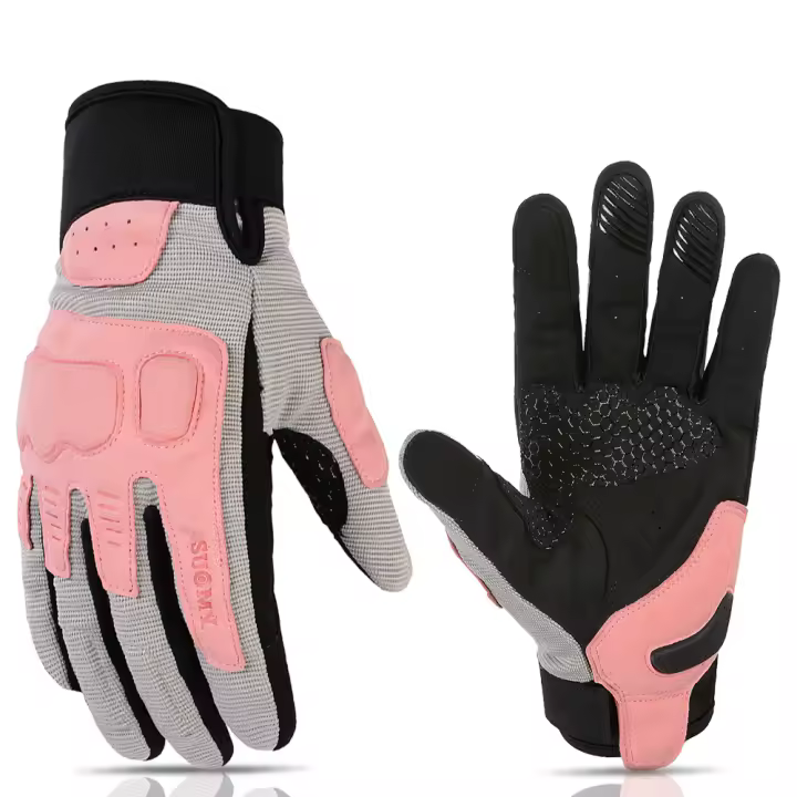 Guantes de Moto SUOMY para Verano Antideslizantes para Hombres y Mujeres Luvas de Carrera con Pantalla Táctil de Todo Dedo - 1