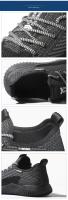 Zapatos de seguridad transpirables para hombre, botas de trabajo con puntera de acero, zapatos de seguridad indestructibles a prueba de pinchazos, zapatillas ligeras y cómodas - details 11