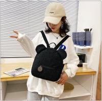 Mochila de felpa, bolso de mujer, nueva versión coreana, súper linda mochila con orejas de oso, mochila para niñas, bolso padre-hijo. - details 16