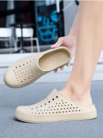 Sandalias para Mujer con Agujeros Estilo Coreano Transpirable Ideal para Ocio al Aire Libre, Playa, Paseo, Zapatillas Frescas, Suela Gruesa, Suela Suave - details 8