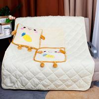 Manta de almohada portátil 2 en 1, diseño de dibujos animados, colcha suave de aire acondicionado, manta cuadrada de felpa para siesta, oficina - details 8