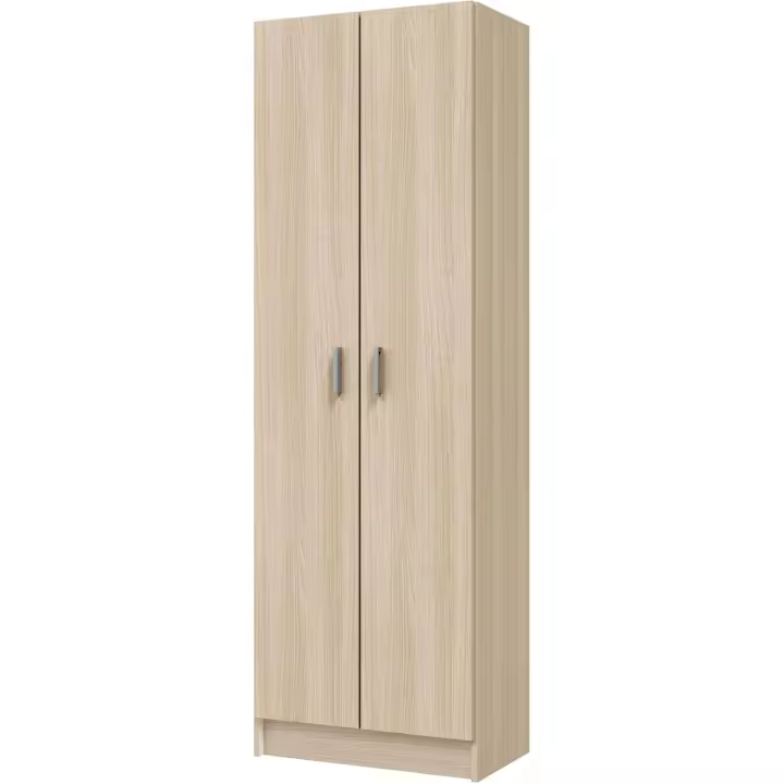 Color Roble Fabricado en Melamina con Medidas 180x59 - Almacenamiento Versátil - 1