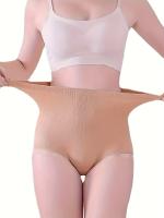 Pack de 4 Bragas de Cintura Alta Sin Costuras para Mujer con Control de Abdomen Posparto - Levanta y Ajusta Glúteos con Encaje en Contraste, Tejido Suave y Transpirable, 4 Colores (/Beis/Gris Claro/Blanco) - Elegantes para Uso Diario y Ocasiones - details 3