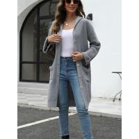 Chaqueta elegante para mujer con cuello en V, prendas de vestir exteriores sueltas e informales - details 5