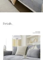 Funda de Sofá de Color Sólido Nórdico Almohada de Cojín de Terciopelo Grueso Antideslizante para Sala de Estar Decoración de Hogar Cómoda - details 21