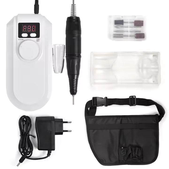 Máquina de pulido de uñas eléctrica KADS 30000RPM portátil recargable herramientas de salón de belleza para uñas de gel de acrílico DIY - 1