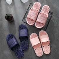 Home Slippers Foot Massage Women Summer Sandals House Bathroom Slipper Non-slip Soft Sole Men Indoor Hotel Couples Shoes - details 2