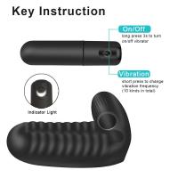 Leten-juguetes sexuales con funda para el dedo, vibrador para masaje de punto G, estimulador de clítoris, masturbador femenino para mujeres, orgasmo lésbico, productos para adultos - details 2