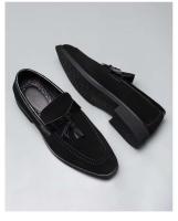 9611 cuero nueva moda negocios puntiagudos versión coreana británica Su Liu zapatos casuales versátiles - details 11