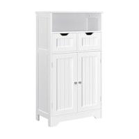 Armario de Baño de Madera Organizador de Almacenamiento con Estante 50x30x92,5cm - details 6