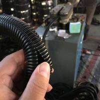 30M 1/4 "3/8" conducto de telar de alambre dividido protector tubo de manga de Cable corrugado de aislamiento de Color negro de polietileno - details 9