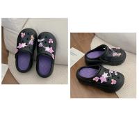Zuecos de playa de verano para mujer con adorables detalles de dibujos animados, diseño calado transpirable, ligeros y cómodos para uso informal - details 16