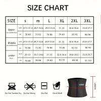 Cinturón Modelador De Cintura Para Mujer Con Control De Abdomen Corset Afinador De Cintura Deportivo Material De Poliéster Y Nylon Soporte Medio - details 0