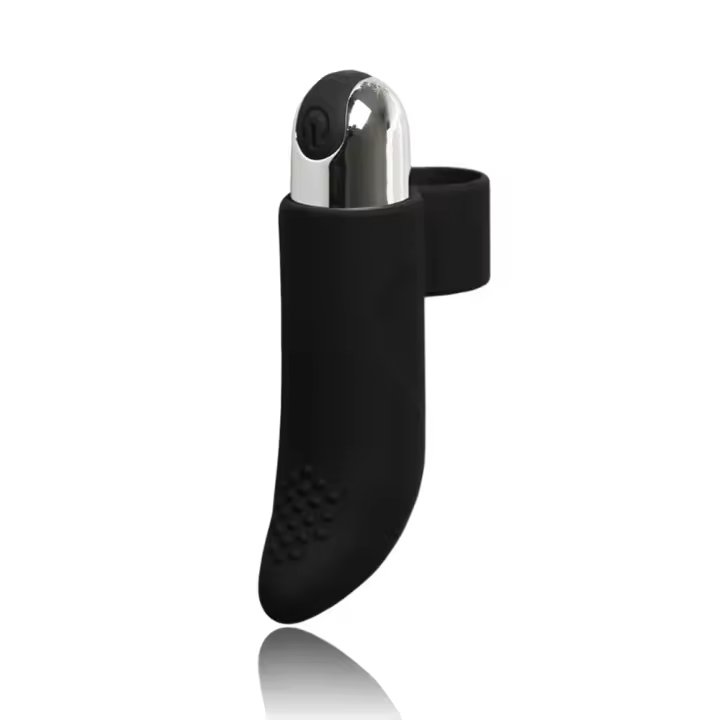 Vibrador de silicona para dedo, Juguetes sexuales para lesbianas, masajeador del punto G, masturbador femenino, producto recargable para adultos - 1