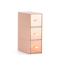 Organizador apilable de plástico para cocina, cajas de almacenamiento resistentes para cajón, estante, armario - details 5