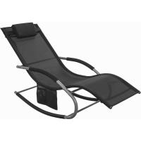 jardín Mecedora con reposapiés Tumbona ergonómica Negro OGS28-SCHx2 ES - details 74