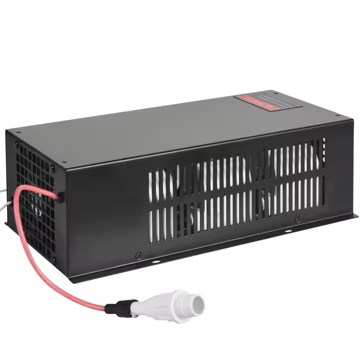SucceBuy Fuente de alimentación láser CO2, 150 W para tubo láser, corriente constante y protección de circuito abierto, disipación rápida de calor, compatible con grabadores y cortadores láser multimarca - 1