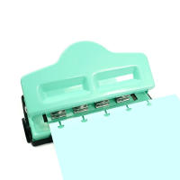 Perforadora de seta ajustable para cuaderno, cortador de papel A4, A5, A6, herramienta de álbum de recortes, 4 agujeros - details 9