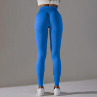 Leggings de yoga sin costuras para mujer, ropa deportiva de entrenamiento, pantalones deportivos de cintura alta - details 88