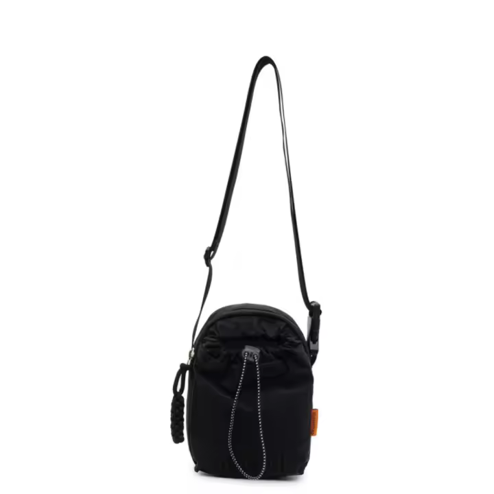 Bolso cruzado ligero para mujer, bolsa para botella de agua con cordón ajustable, estilo coreano, Color sólido, bolso pequeño para teléfono móvil, viaje - 1