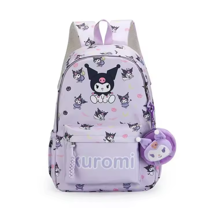 Kuromi - mochilas masculinas y femeninas de gran capacidad, bolsos de computadora resistentes al desgaste, estudiantes de secado - 1