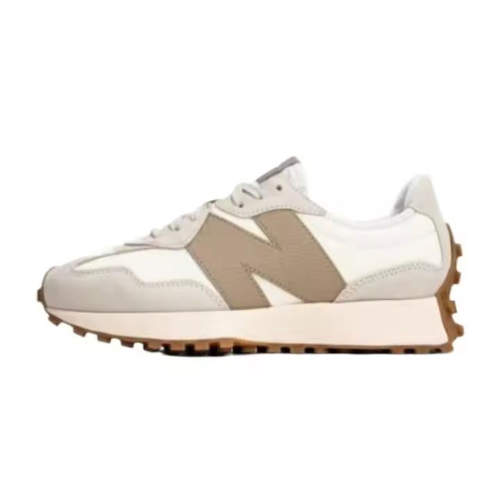 【100% auténtico】 327 U327lz Gris Blanco Zapatos deportivos para hombres y mujeres Zapatos de trabajo - 1