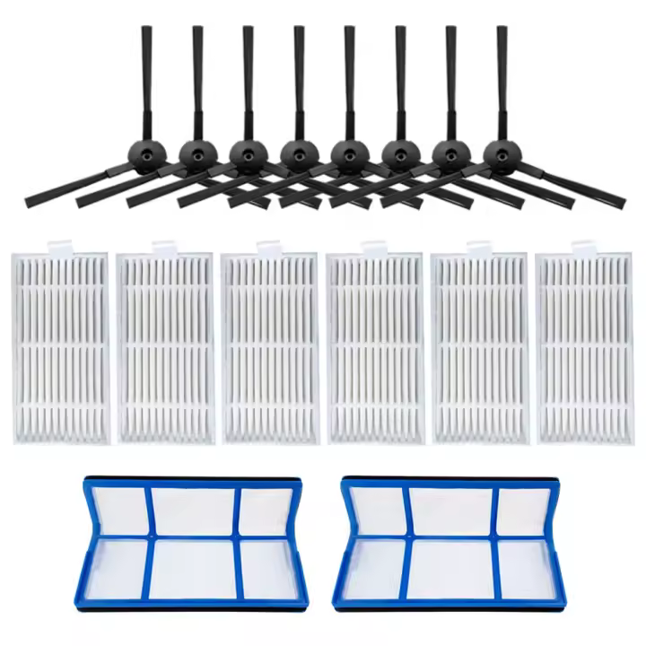 Piezas de Repuesto de filtro de cepillo lateral para aspiradora robótica V5, V5S, V3, V3S, V5Pro, V50, V55, X5, V5S Pro - 1