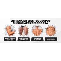 Juego de Mancuernas Ajustables 4 en 1 con Barra Recta de Conexión, Discos