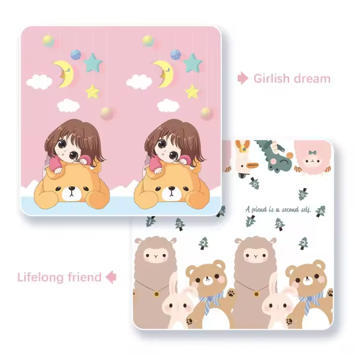 Alfombra de Juego Plegable para Bebés de 150x200 Impermeable Alfombra de Actividades para Niños y Niñas Unisex Gimnasio Juguetes para Bebés - 1