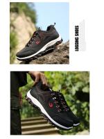 Zapatos de senderismo para hombre, zapatillas de deporte resistentes al deslizamiento, botas de montaña con cordones, talla grande 39-48 - details 7