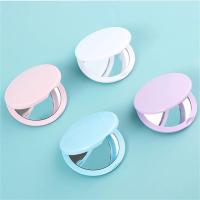 Esfuerzo de Belleza Portátil Espejo de Maquillaje Plegable Mini Doble Cara Color Crema - details 7